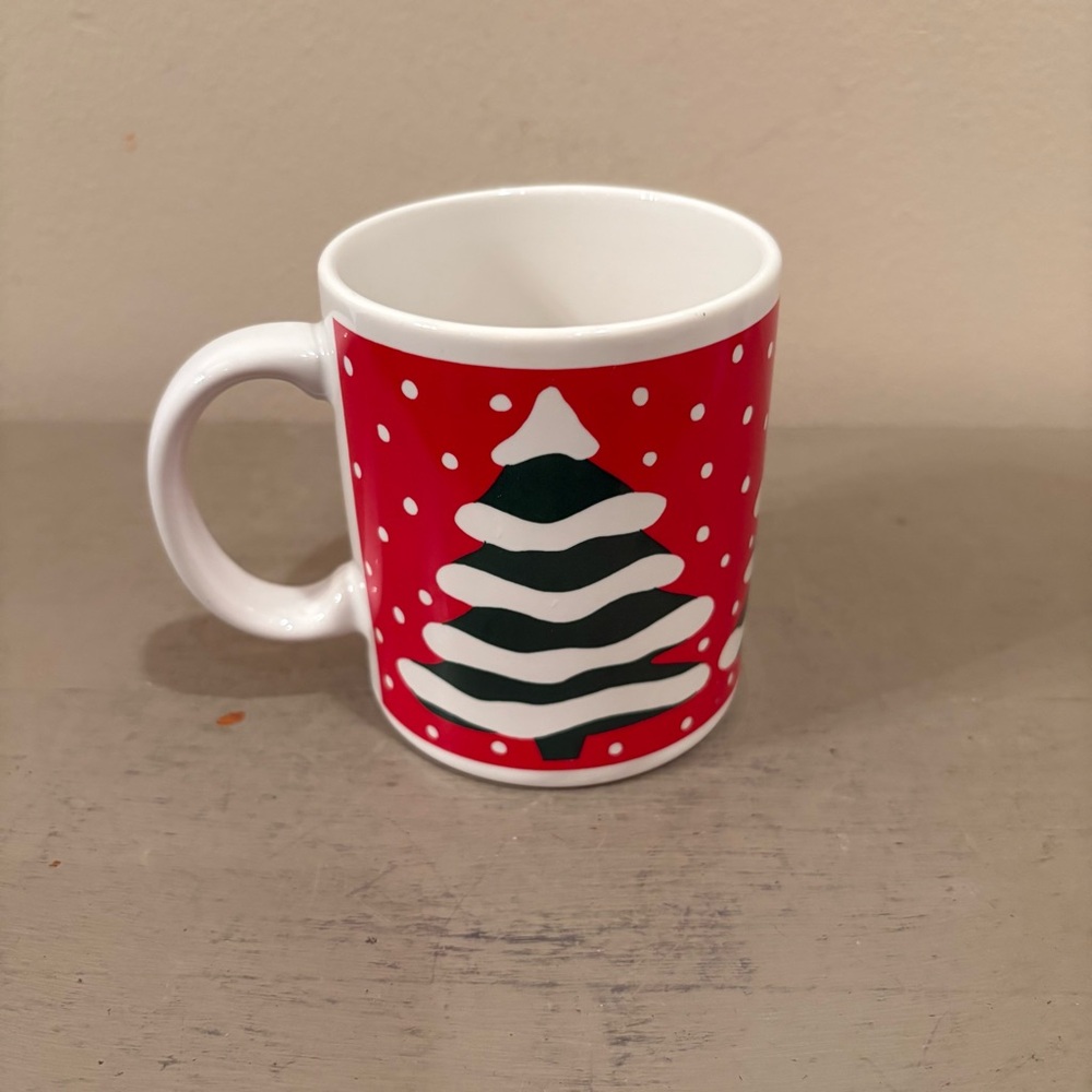 VTG Crate & Barrel Christmas Tree Mug
